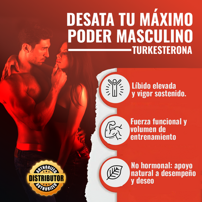Turkesterona | Despierta tu Potencia Masculina