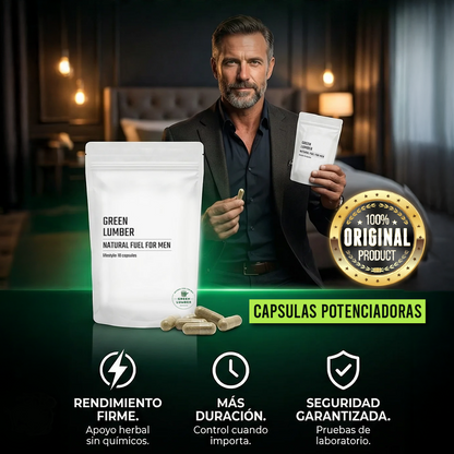Green lumber- Cápsulas potenciadoras masculinas