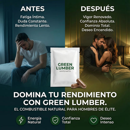 Green lumber- Cápsulas potenciadoras masculinas